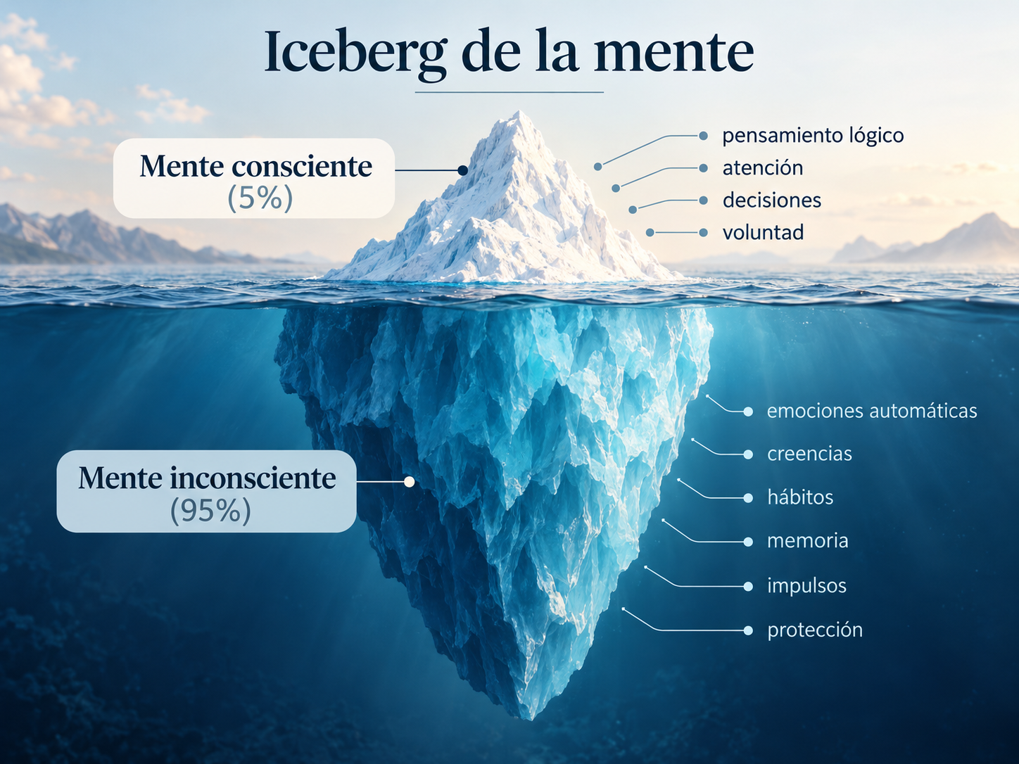 Diferencia entre mente consciente y mente inconsciente